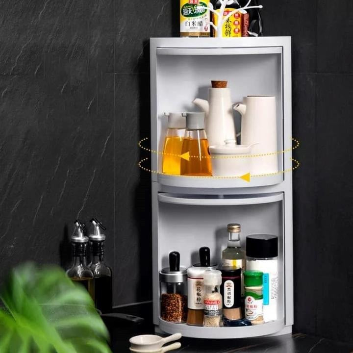 Emsa Plastic Corner Double Door Bathroom Cabinet