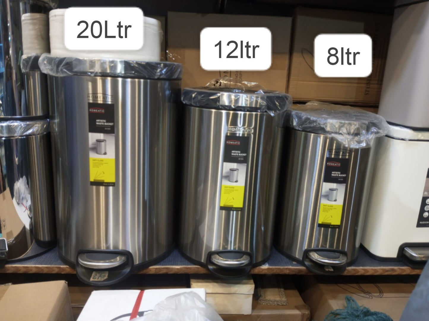 Hydrloic Steel Dustbin