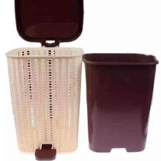 Knit Knot Peddal Dustbin With Inner Bucket